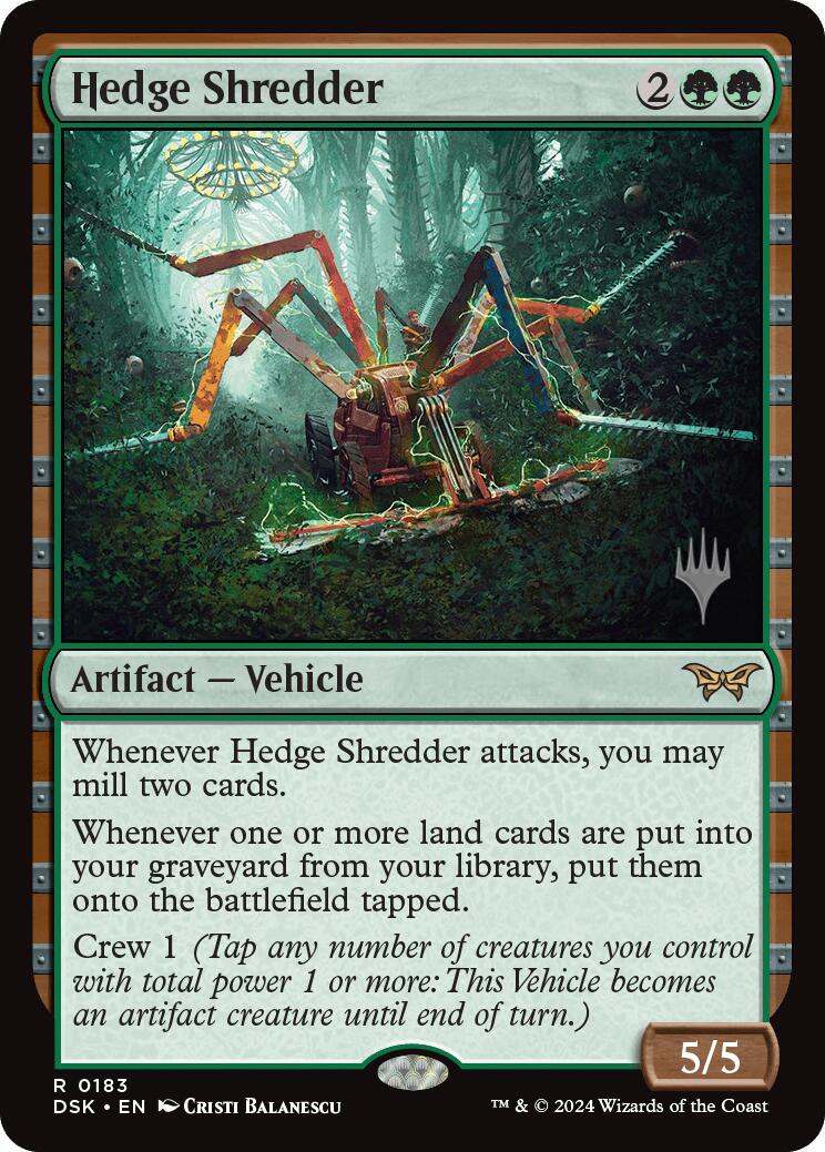 Hedge Shredder [Duskmourn: House of Horror Promos] | Lots Moore NSW