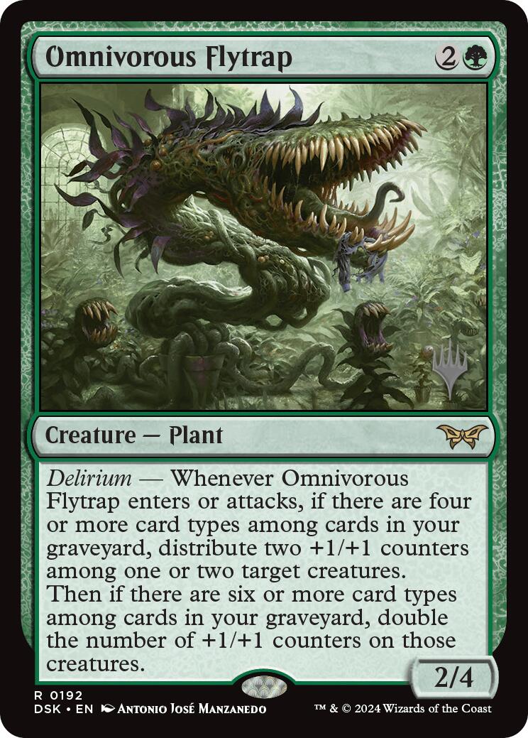 Omnivorous Flytrap [Duskmourn: House of Horror Promos] | Lots Moore NSW