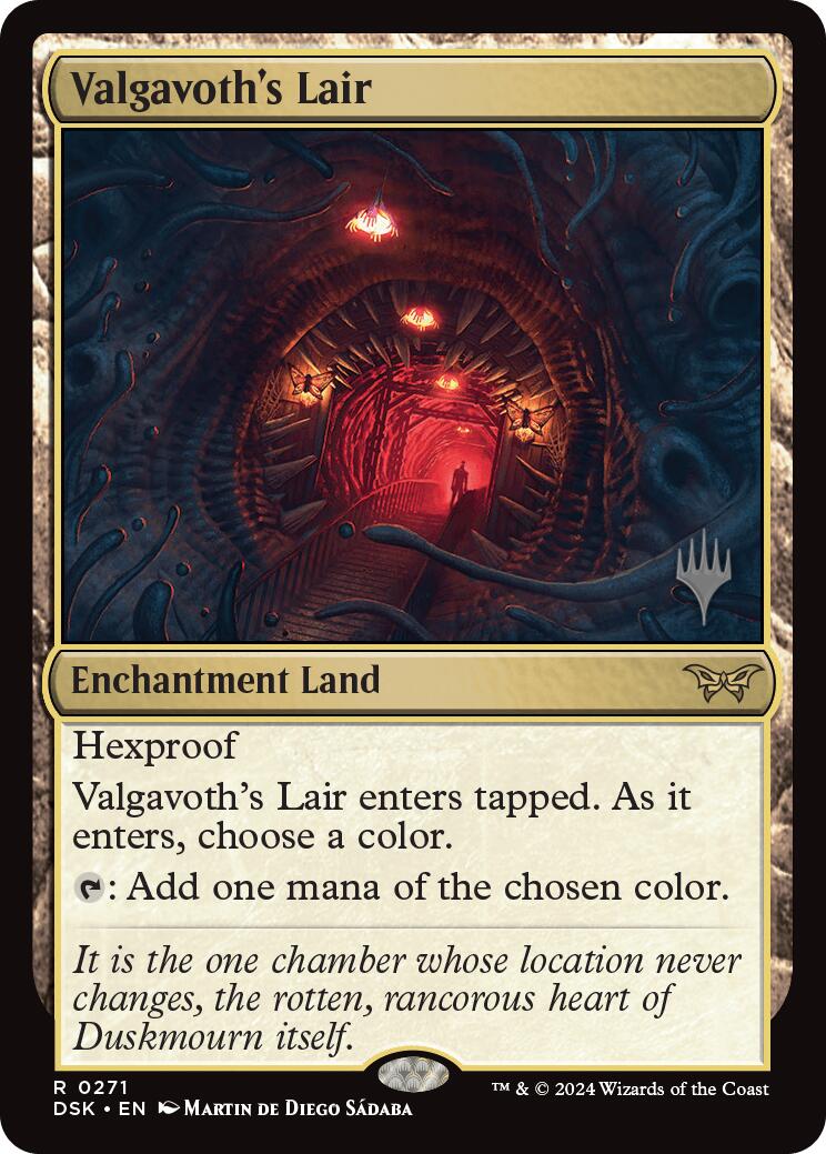 Valgavoth's Lair [Duskmourn: House of Horror Promos] | Lots Moore NSW