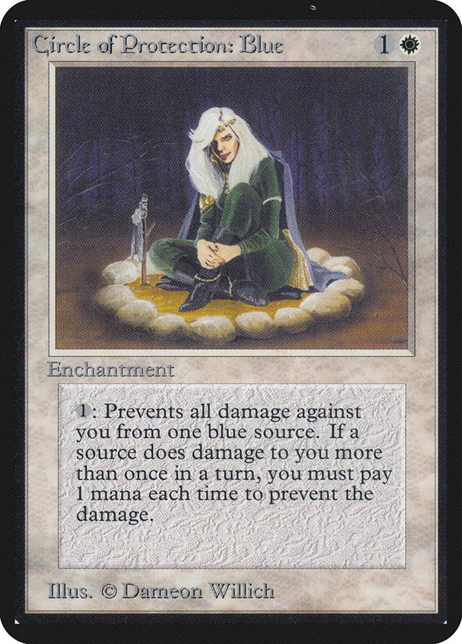 Circle of Protection: Blue [Alpha Edition] | Lots Moore NSW