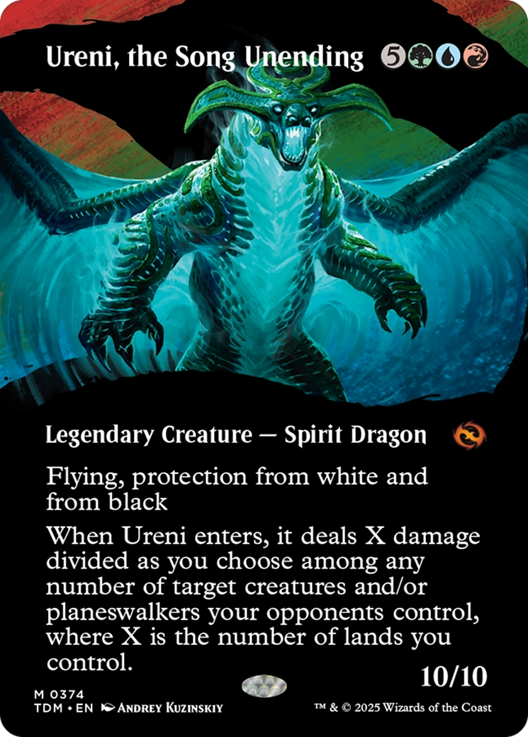 Ureni, the Song Unending (Borderless) [Tarkir: Dragonstorm] | Lots Moore NSW