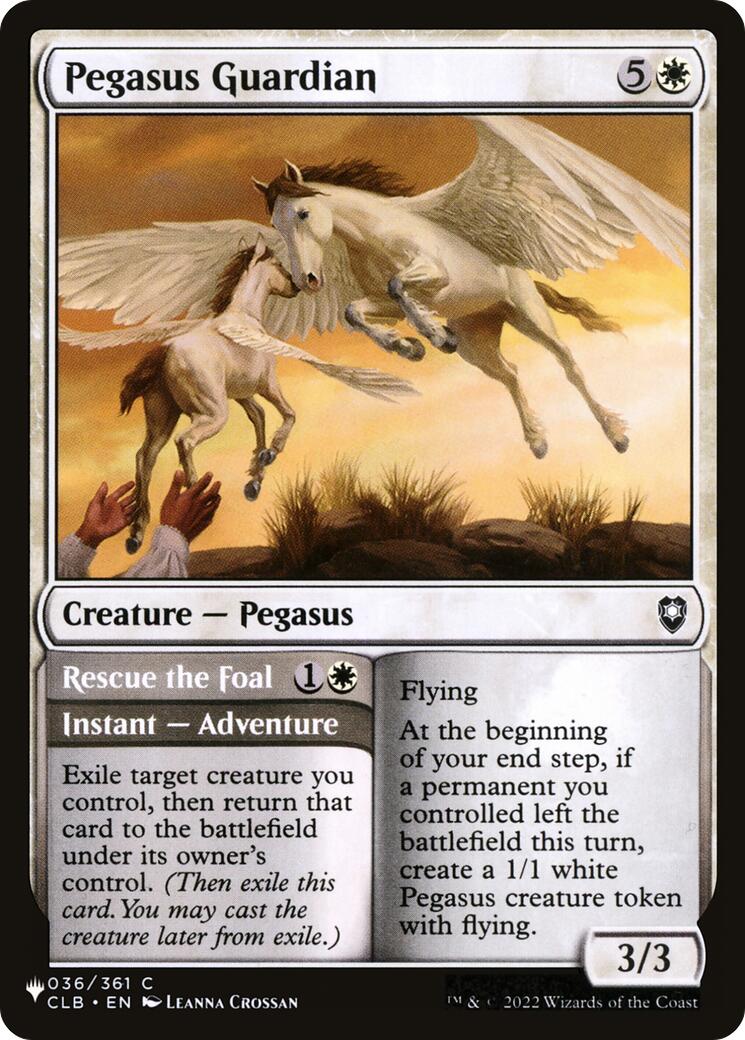 Pegasus Guardian [The List] | Lots Moore NSW