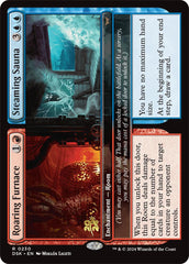 Roaring Furnace // Steaming Sauna [Duskmourn: House of Horror Prerelease Promos] | Lots Moore NSW