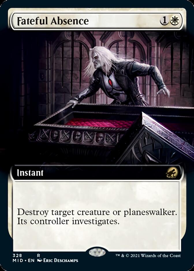 Fateful Absence (Extended Art) [Innistrad: Midnight Hunt] | Lots Moore NSW