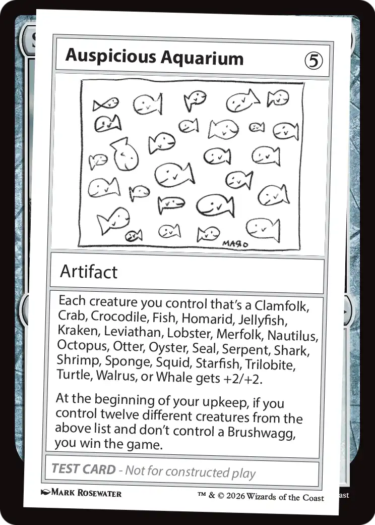 Auspicious Aquarium [Mystery Booster Playtest Cards] | Lots Moore NSW