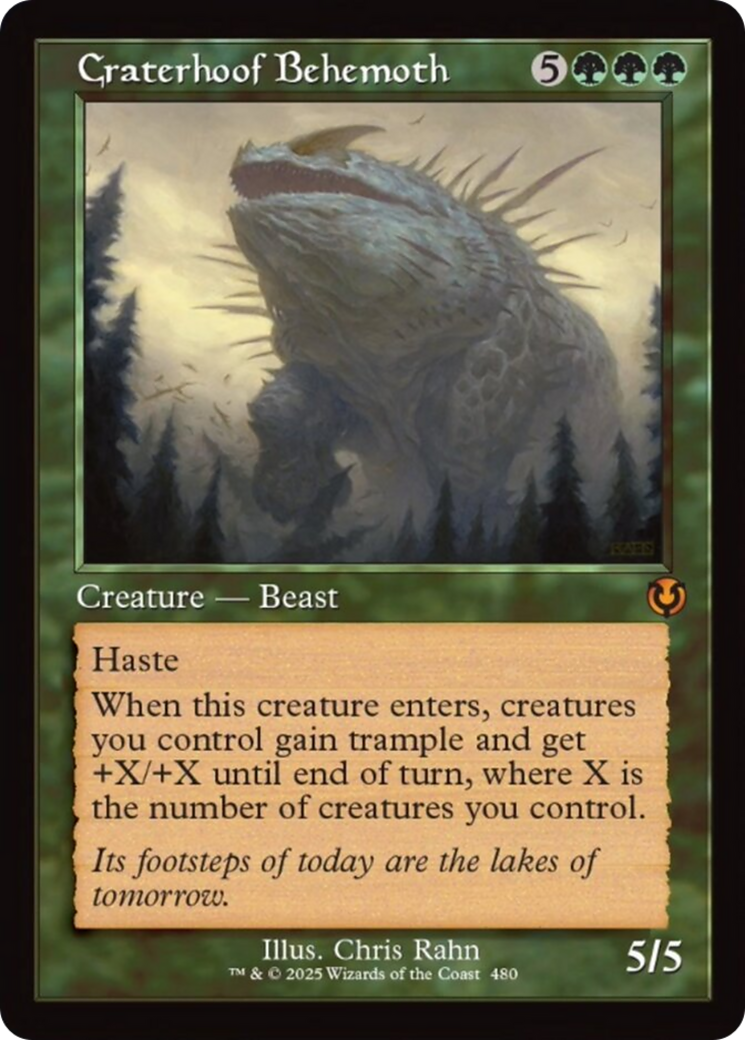 Craterhoof Behemoth (Retro Frame) [Innistrad Remastered] | Lots Moore NSW