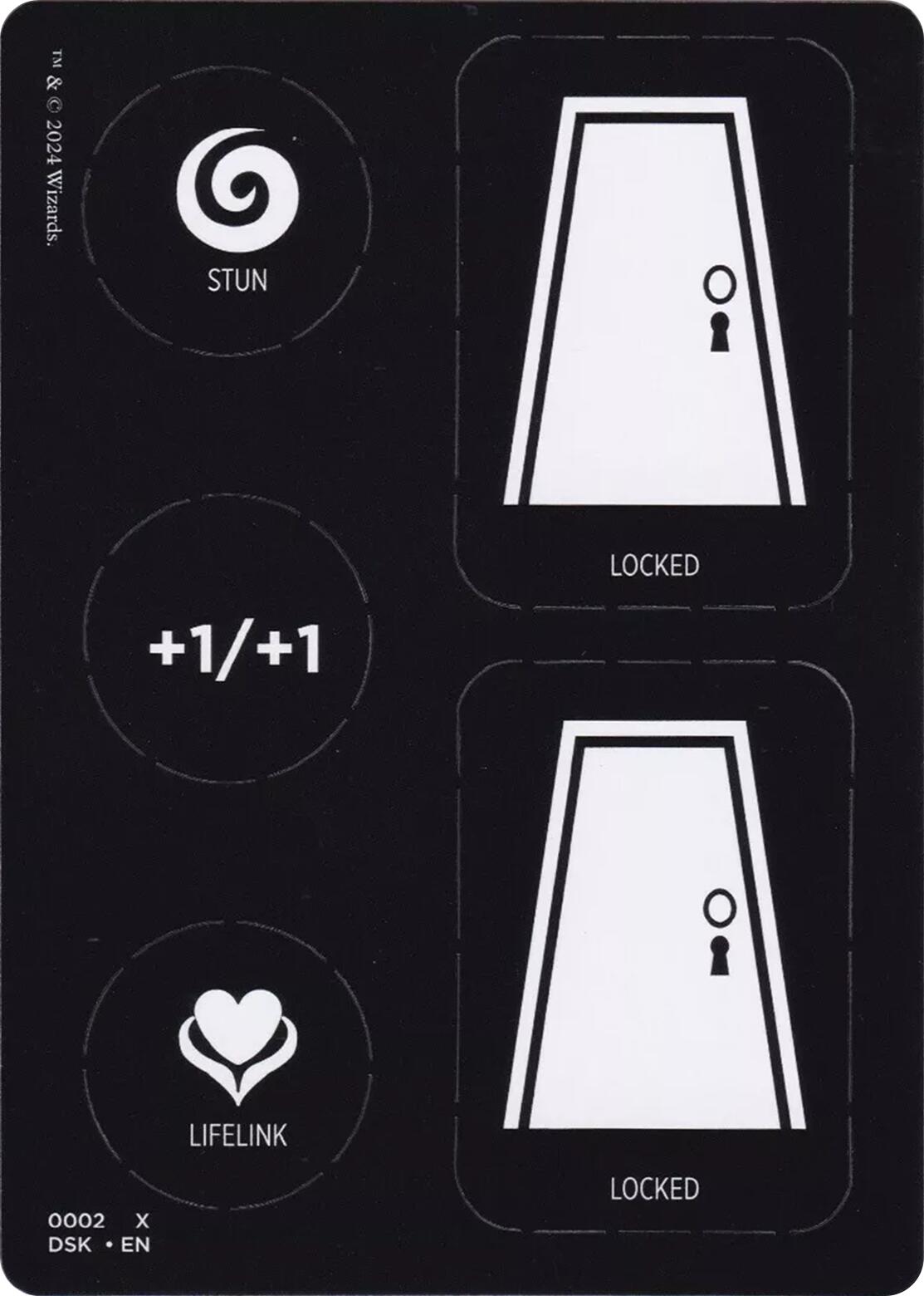Punch Card Token (1 // 2) [Duskmourn: House of Horror Tokens] | Lots Moore NSW