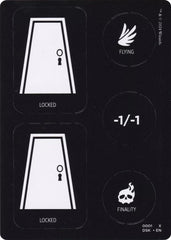 Punch Card Token (1 // 2) [Duskmourn: House of Horror Tokens] | Lots Moore NSW