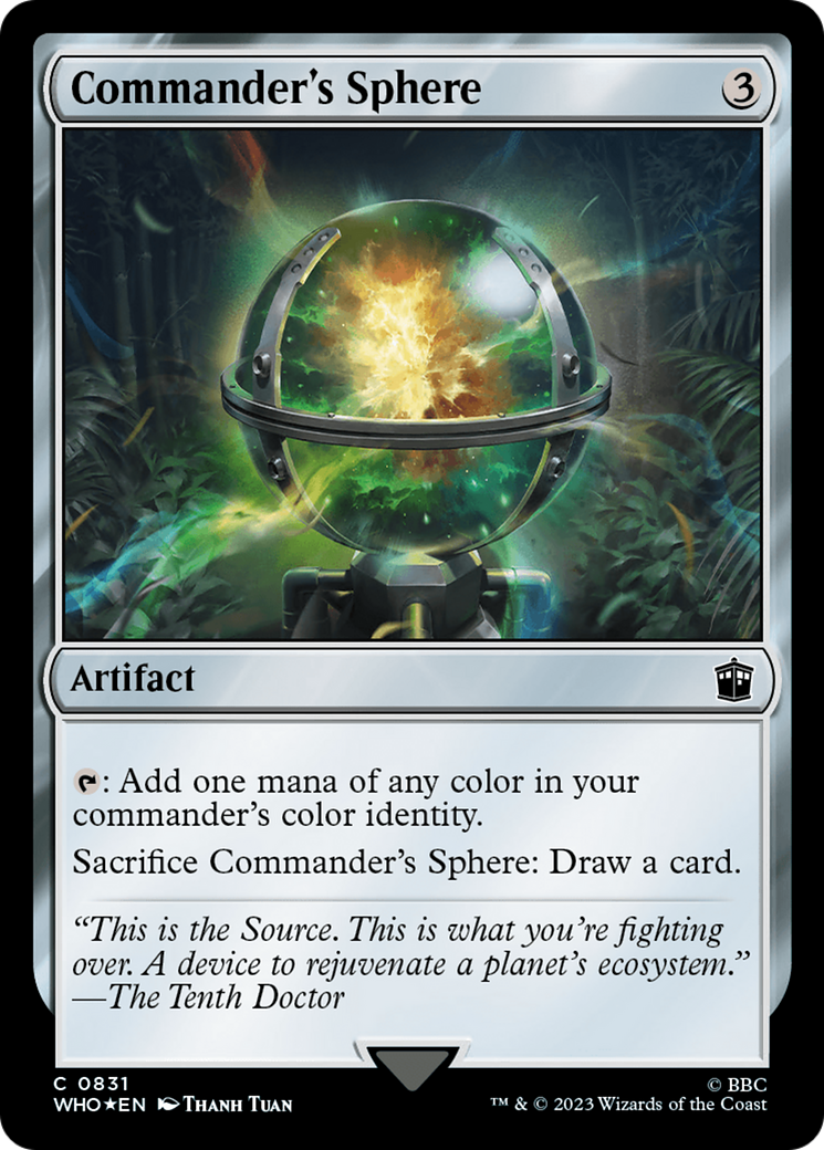 Commander's Sphere (Surge Foil) [Doctor Who] | Lots Moore NSW