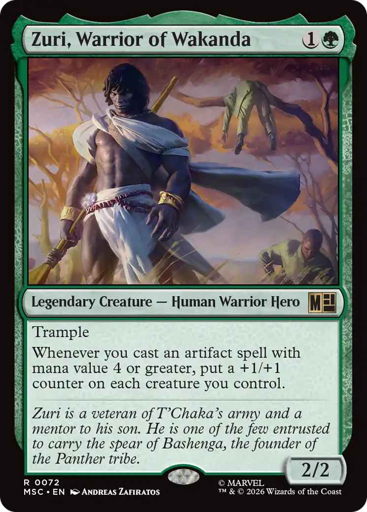 Zuri, Warrior of Wakanda [Marvel Super Heroes Commander] | Lots Moore NSW