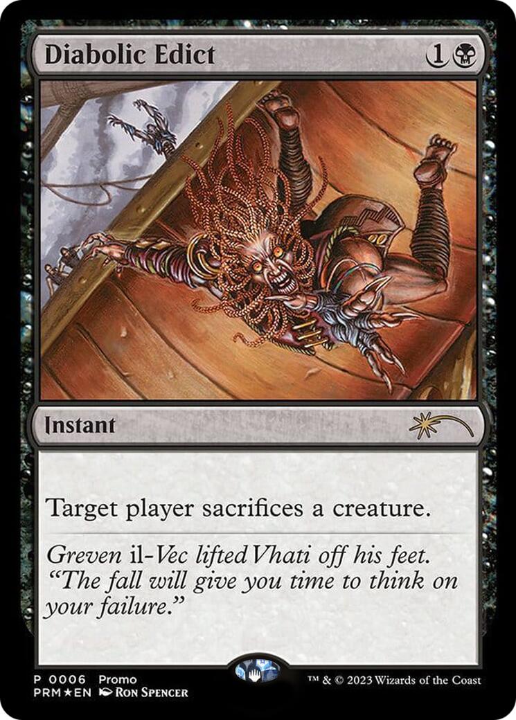 Diabolic Edict (Graphic Novel Insert) [Media Promos] | Lots Moore NSW
