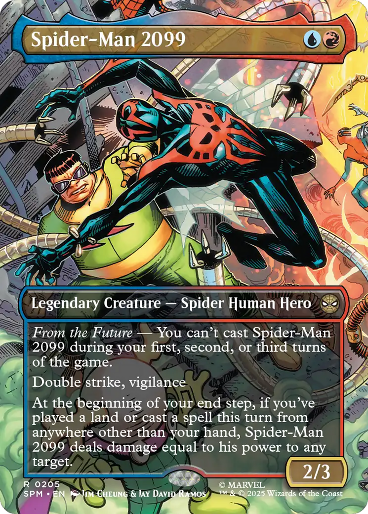 Spider-Man 2099 (0205) (Borderless) [Marvel's Spider-Man] | Lots Moore NSW