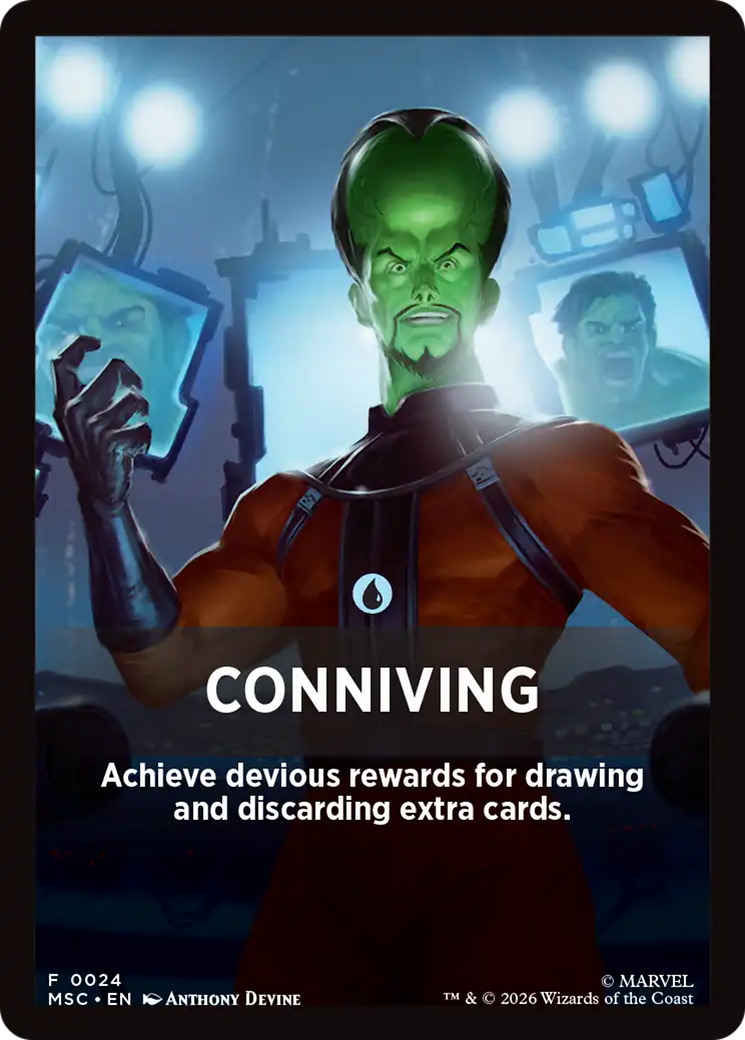 Conniving Theme Card [Marvel Super Heroes Commander] | Lots Moore NSW