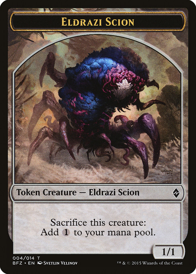 Eldrazi Scion Token (004/014) [Battle for Zendikar Tokens] | Lots Moore NSW