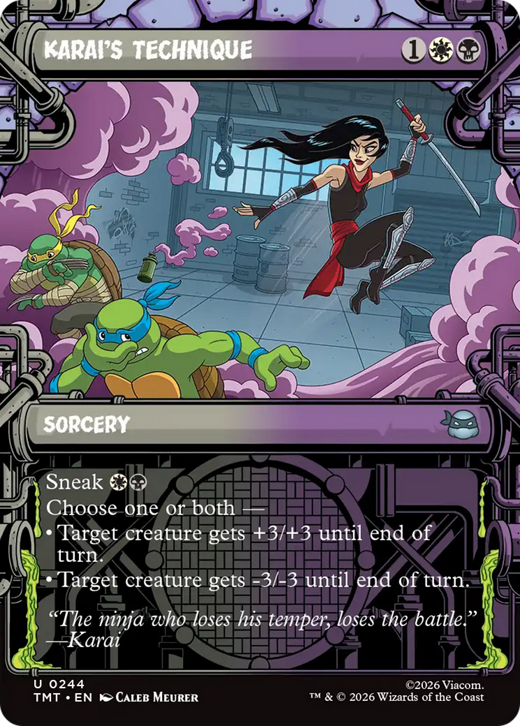 Karai's Technique (Showcase) [Teenage Mutant Ninja Turtles] | Lots Moore NSW