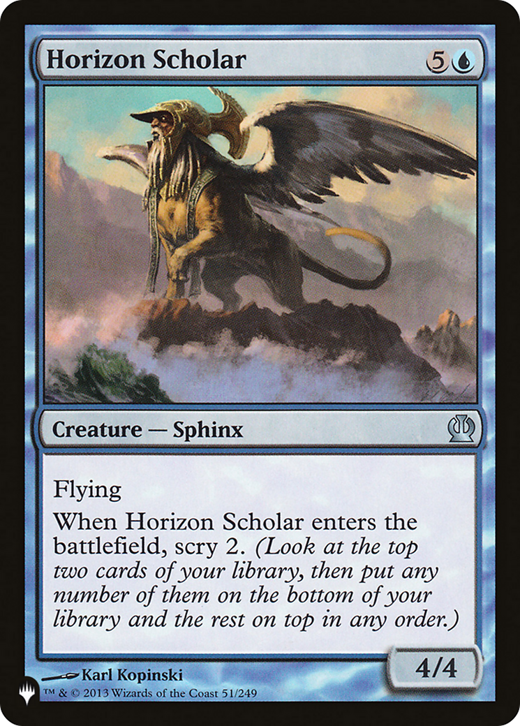 Horizon Scholar [The List Reprints] | Lots Moore NSW