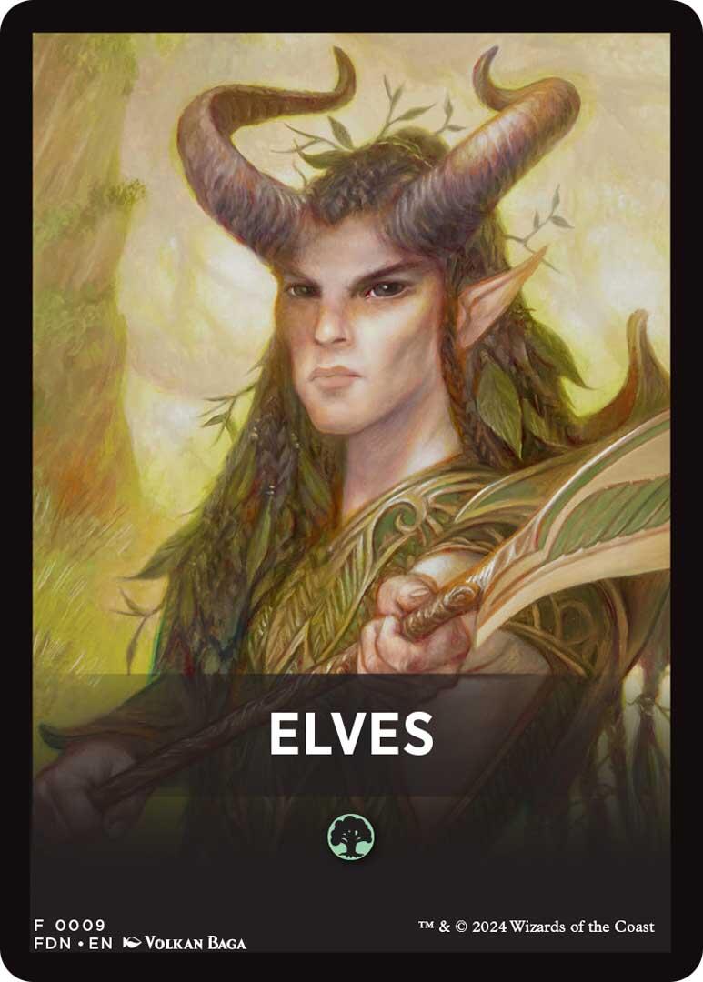 Elves Theme Card [Foundations Tokens] | Lots Moore NSW