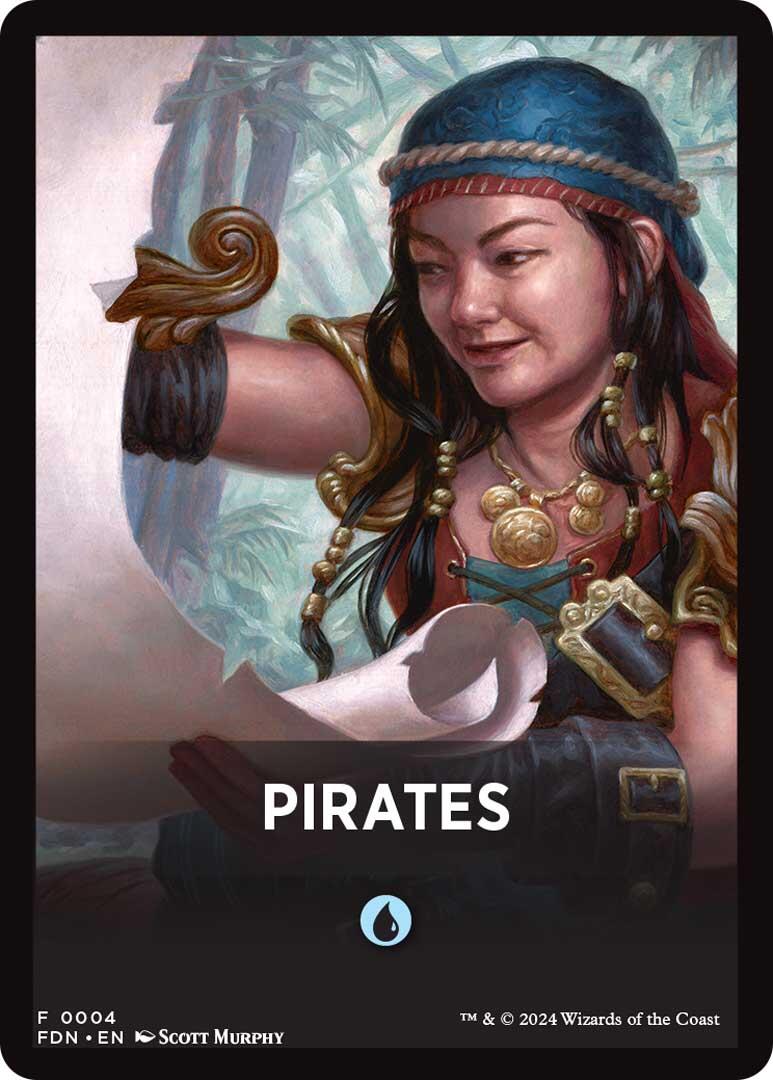 Pirates Theme Card [Foundations Tokens] | Lots Moore NSW