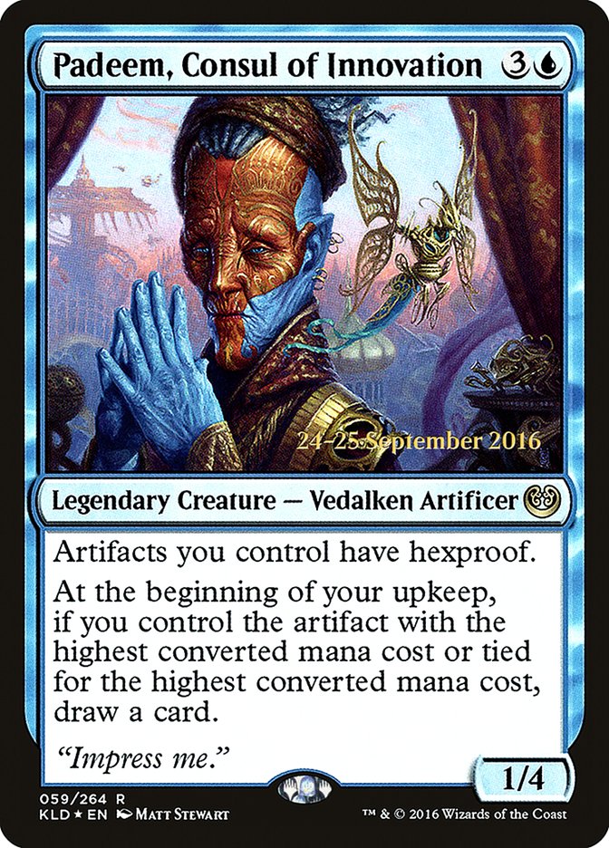 Padeem, Consul of Innovation [Kaladesh Prerelease Promos] | Lots Moore NSW