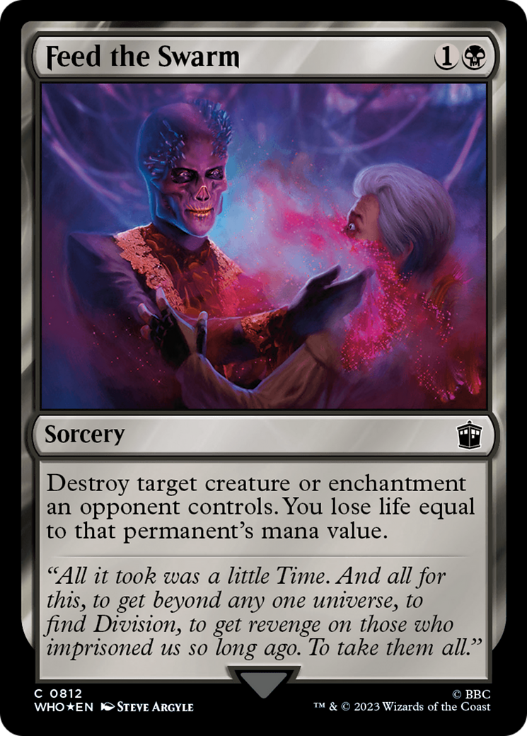 Feed the Swarm (Surge Foil) [Doctor Who] | Lots Moore NSW