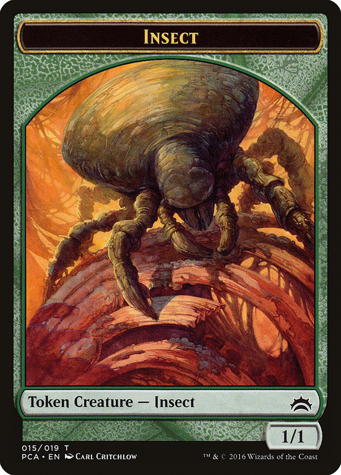 Goat // Insect Double-Sided Token [Planechase Anthology Tokens] | Lots Moore NSW