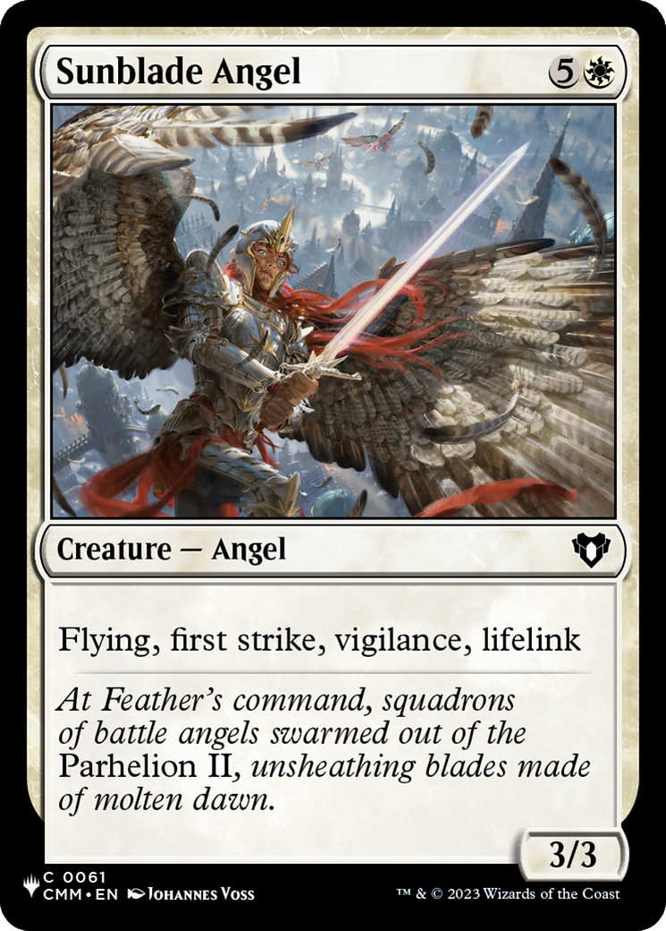 Sunblade Angel [The List Reprints] | Lots Moore NSW