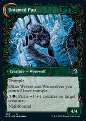 Hound Tamer // Untamed Pup (Showcase Equinox) [Innistrad: Midnight Hunt] | Lots Moore NSW