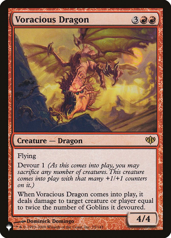 Voracious Dragon [The List] | Lots Moore NSW