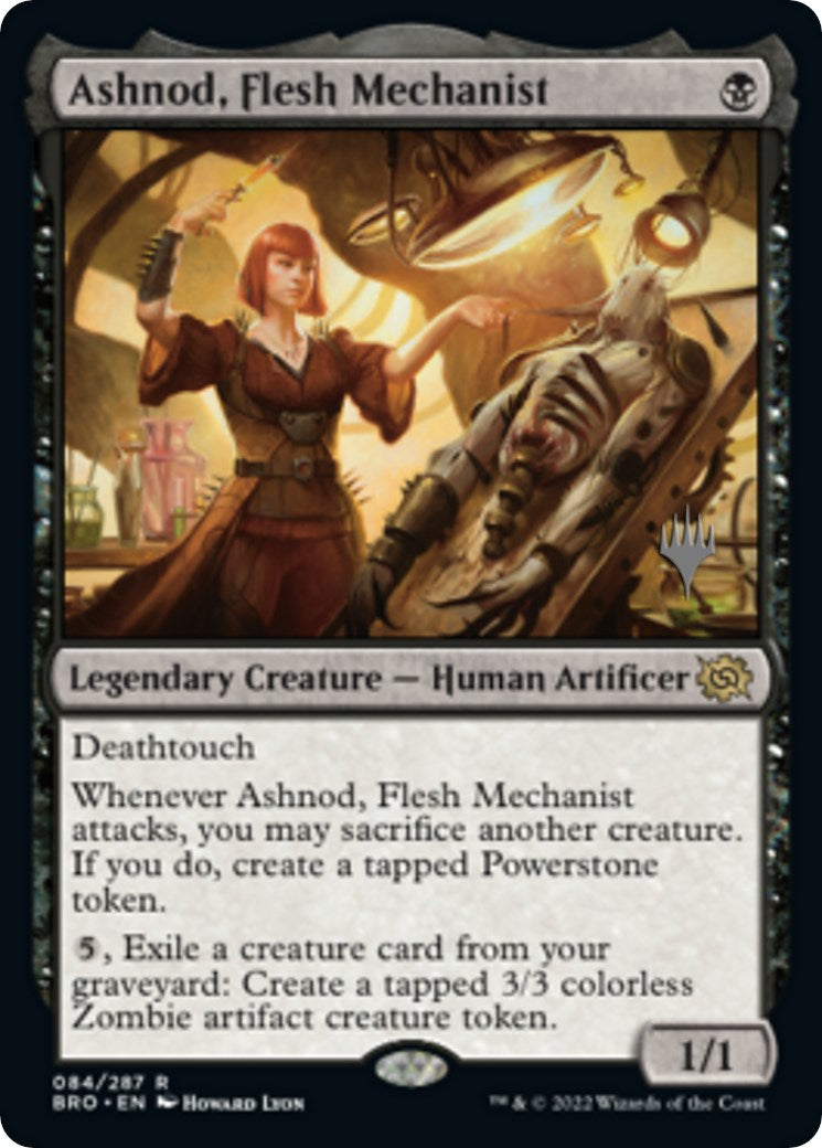 Ashnod, Flesh Mechanist (Promo Pack) [The Brothers' War Promos] | Lots Moore NSW