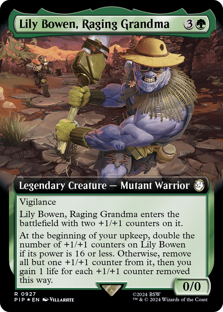 Lily Bowen, Raging Grandma (Extended Art) (Surge Foil) [Fallout] | Lots Moore NSW