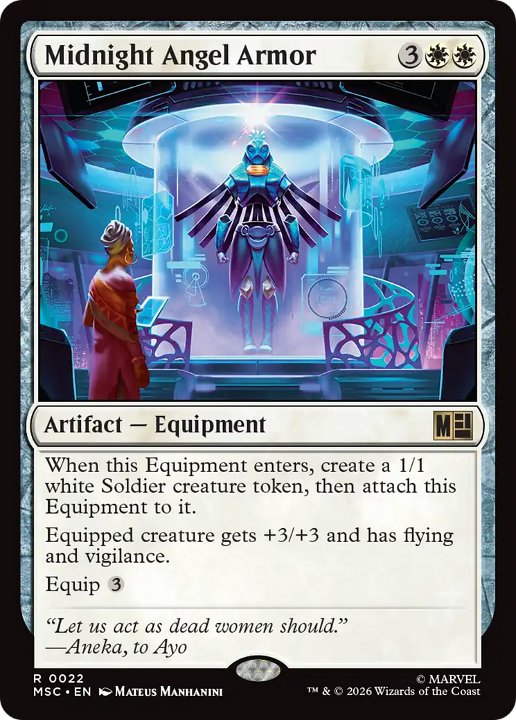 Midnight Angel Armor (Surge Foil) [Marvel Super Heroes Commander] | Lots Moore NSW