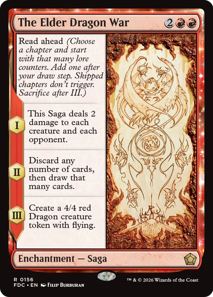 The Elder Dragon War [Foundations Commander] | Lots Moore NSW