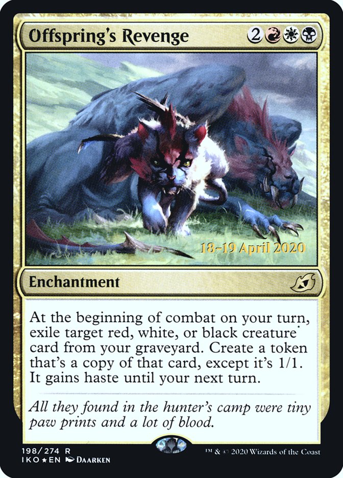 Offspring's Revenge [Ikoria: Lair of Behemoths Prerelease Promos] | Lots Moore NSW