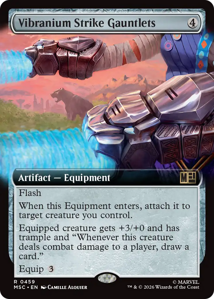 Vibranium Strike Gauntlets (Extended Art) [Marvel Super Heroes Commander] | Lots Moore NSW