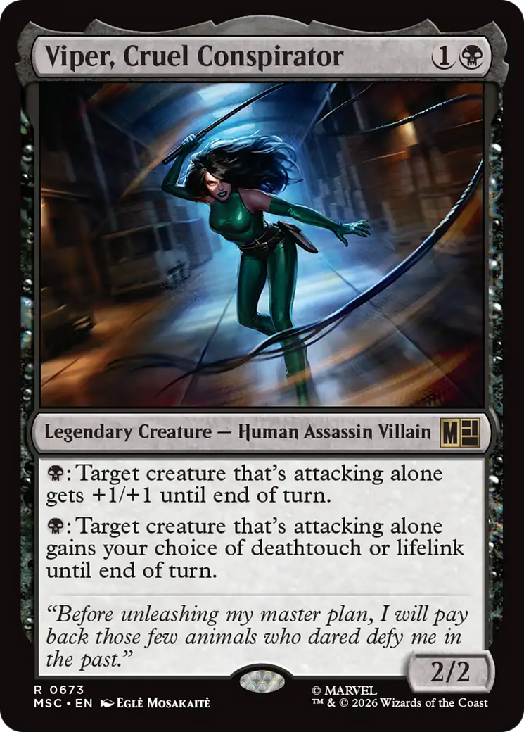 Viper, Cruel Conspirator [Marvel Super Heroes Commander] | Lots Moore NSW