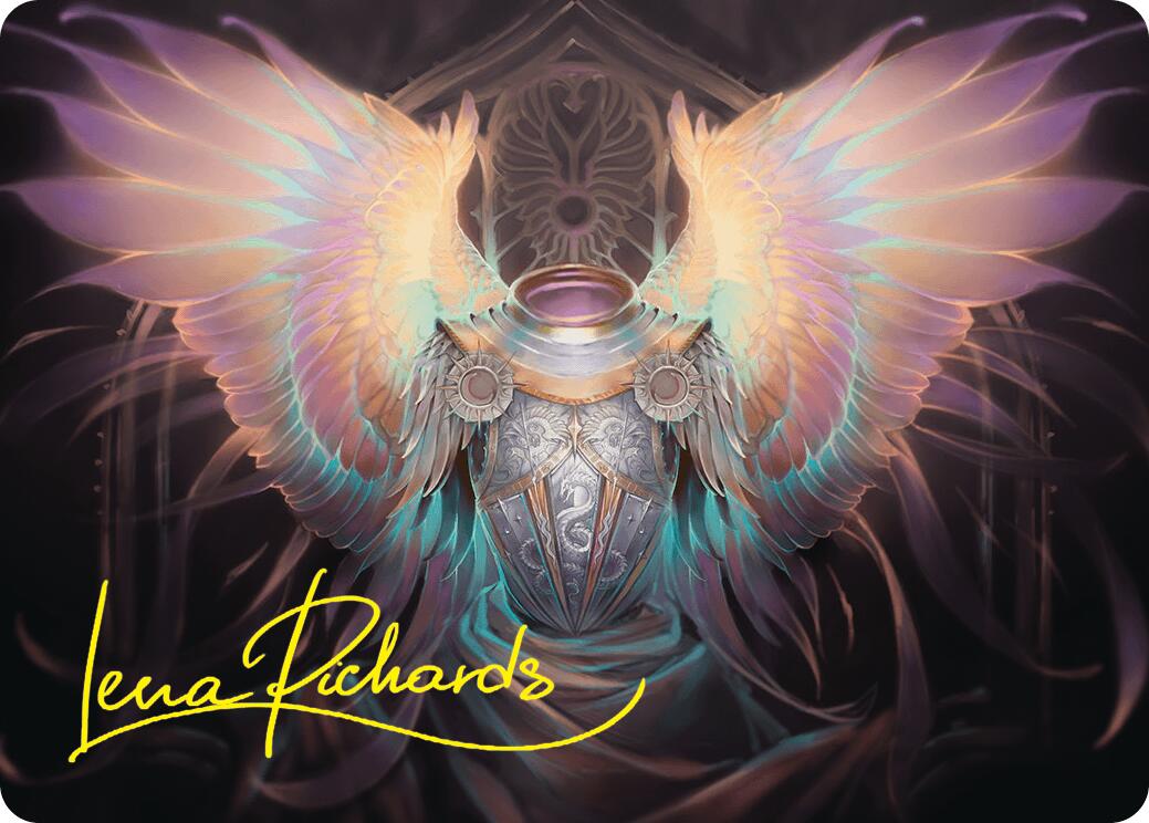 Celestial Armor Art Card (2/54) (Gold-Stamped Signature) [Foundations Art Series] | Lots Moore NSW