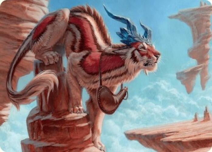 Felidar Savior Art Card (3/54) [Foundations Art Series] | Lots Moore NSW