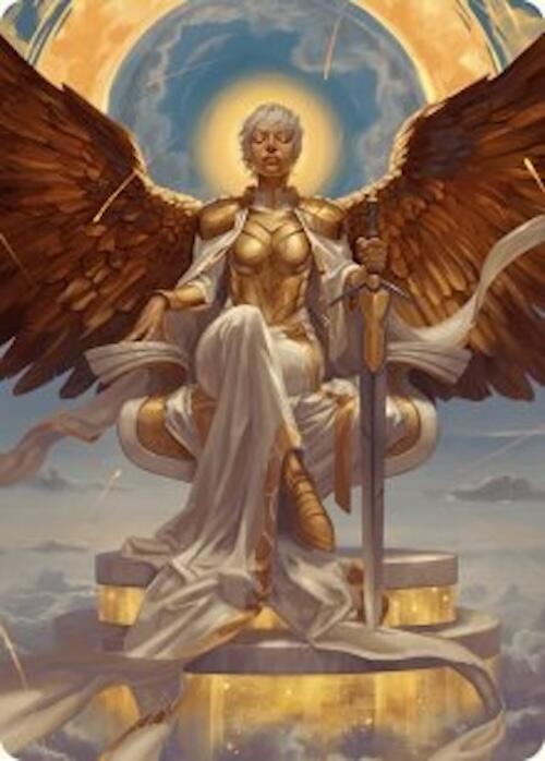 Herald of Eternal Dawn Art Card (27/54) [Foundations Art Series] | Lots Moore NSW