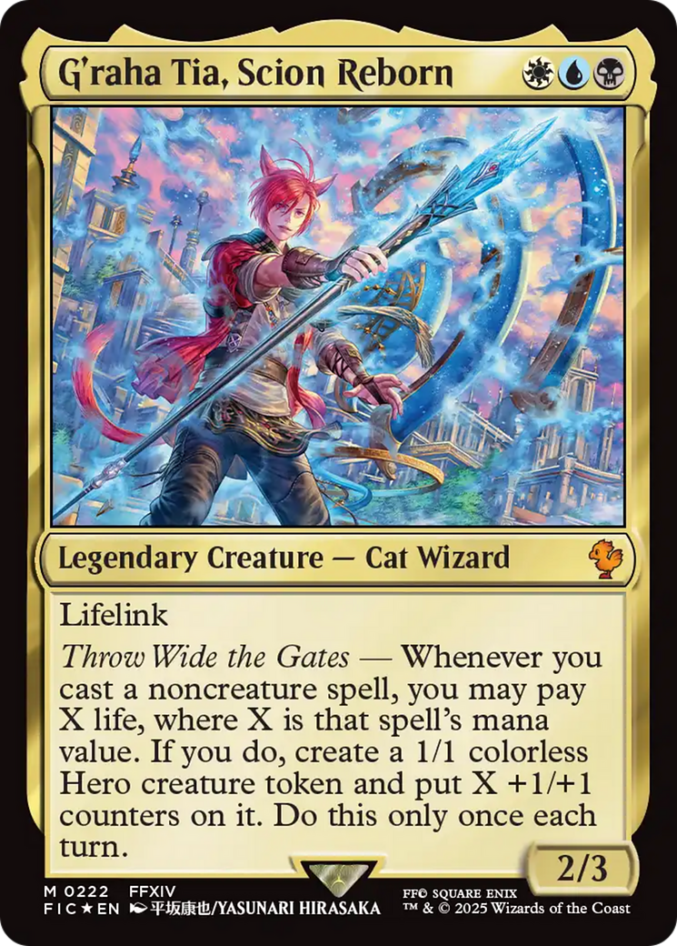 G'raha Tia, Scion Reborn (Surge Foil) [FINAL FANTASY Commander] | Lots Moore NSW