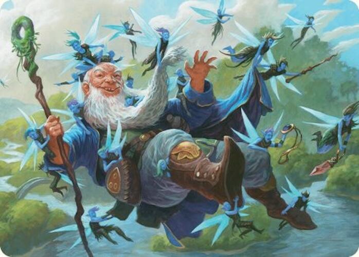 Mischievous Mystic Art Card (7/54) [Foundations Art Series] | Lots Moore NSW