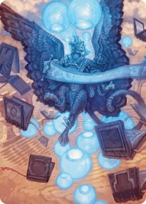Sphinx of Forgotten Lore Art Card (33/54) [Foundations Art Series] | Lots Moore NSW
