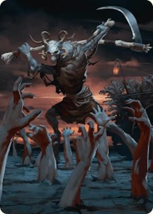 Abyssal Harvester Art Card (34/54) [Foundations Art Series] | Lots Moore NSW