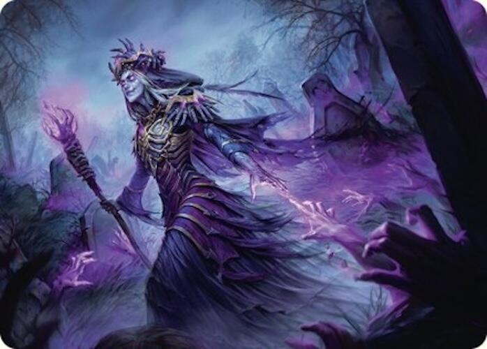 Zul Ashur, Lich Lord Art Card (10/54) [Foundations Art Series] | Lots Moore NSW