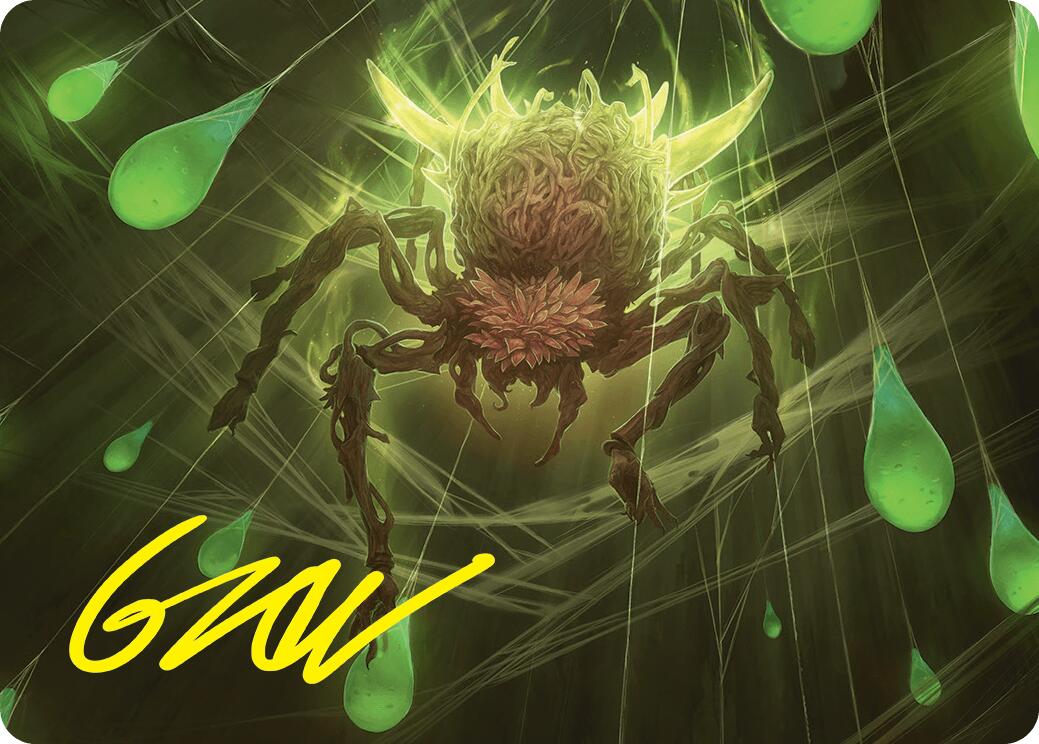 Spinner of Souls Art Card (13/54) (Gold-Stamped Signature) [Foundations Art Series] | Lots Moore NSW