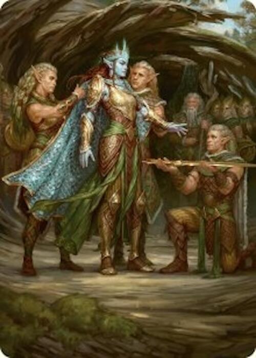 Lathril, Blade of the Elves Art Card (48/54) [Foundations Art Series] | Lots Moore NSW