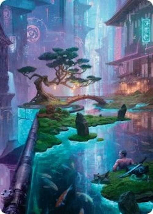 Island Art Card (22/54) [Foundations Art Series] | Lots Moore NSW