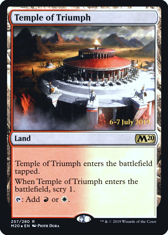 Temple of Triumph [Core Set 2020 Prerelease Promos] | Lots Moore NSW