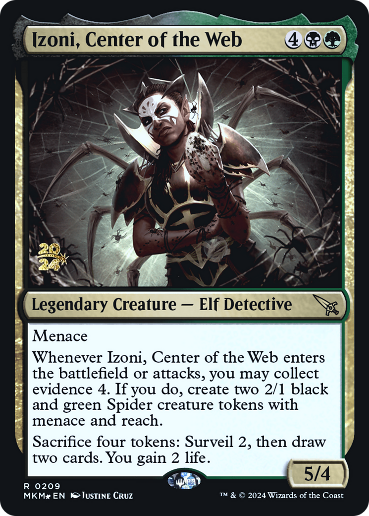 Izoni, Center of the Web [Murders at Karlov Manor Prerelease Promos] | Lots Moore NSW