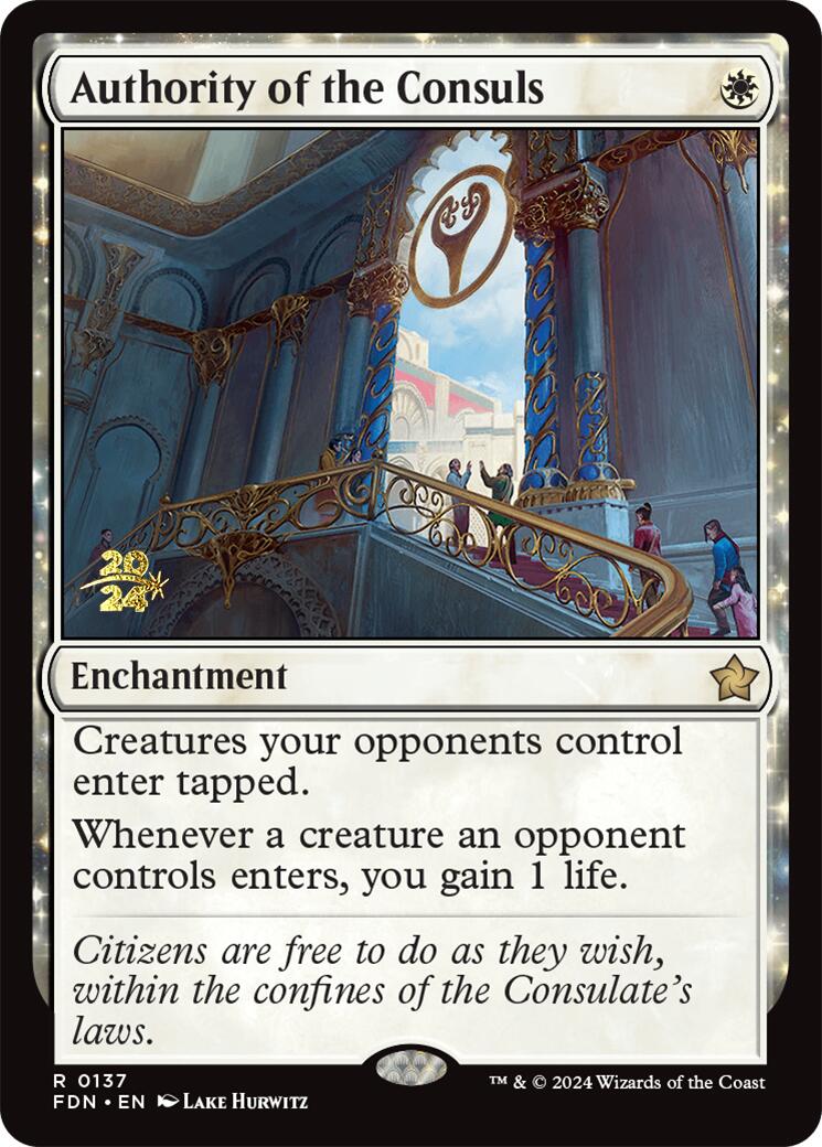 Authority of the Consuls [Foundations Prerelease Promos] | Lots Moore NSW