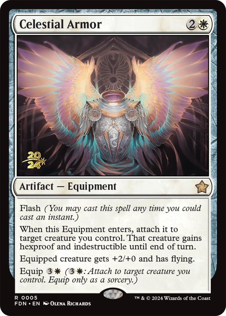 Celestial Armor [Foundations Prerelease Promos] | Lots Moore NSW